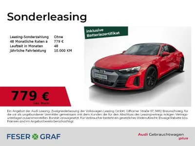 Gebraucht Audi e-tron GT quattro Sport 350 kW (476 PS) 2023 Tangorot metallic Limousine