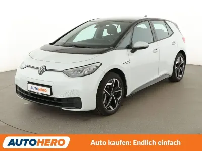 Gebraucht VW ID.3 Pure 110 kW (150 PS) 2021 Weiß Kleinwagen