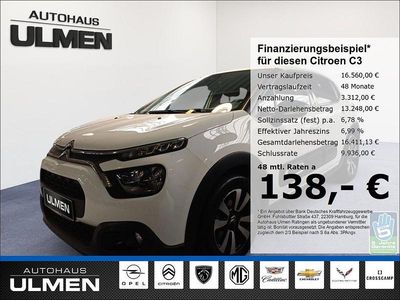 Gebraucht Citroën C3 Shine 110 PS (80 kW) 2023 Weiss Kleinwagen