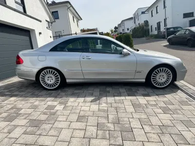 Brugt Mercedes CLK200 Avantgarde 163 HK (119 kW) 2005 Sølv Coupe
