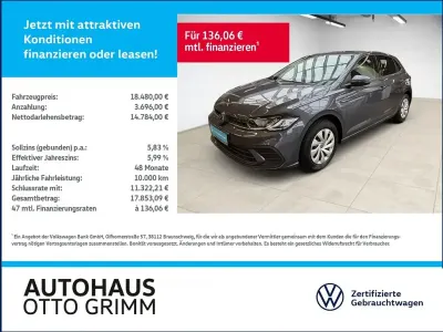 Gebraucht VW Polo Life 95 PS (69 kW) 2024 Rauchgrau metallic (metallic) Kleinwagen