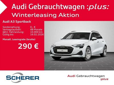 Gletscherweiß metallic (metallic) Gebraucht 2025 Audi A3 Ambiente Limousine | 32.750 € (Superpreis)