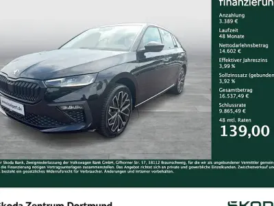 Gebraucht Skoda Scala Tour 95 PS (69 kW) 2025 Schwarzmagic perleffekt Kleinwagen