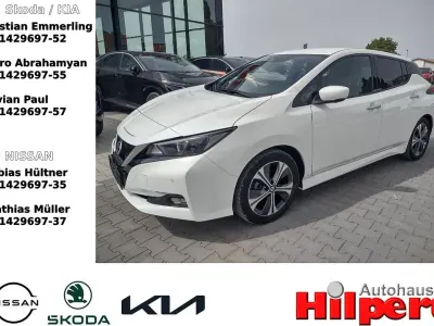 Gebraucht Nissan Leaf N-Connecta 110 kW (150 PS) 2021 Weiß Kleinwagen