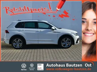 Gebraucht VW Tiguan R-line 150 PS (110 kW) 2021 Pure white SUV