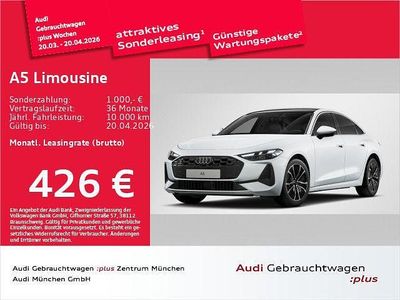 Gebraucht Audi A5 Ambiente 204 PS (150 kW) 2025 Gletscherweiß metallic Limousine