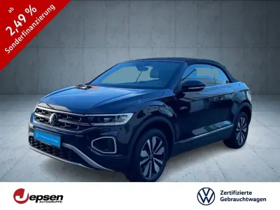 Gebraucht VW T-Roc Cabriolet Goal 116 PS (85 kW) 2025 Deep black perleffekt schwarz Cabrio