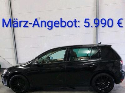 Gebraucht VW Golf VI 160 PS (117 kW) 2010 Schwarz Kleinwagen