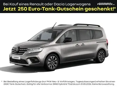 Neu Renault Kangoo Techno 131 PS (96 kW) 2026 Grau Van / Kleinbus