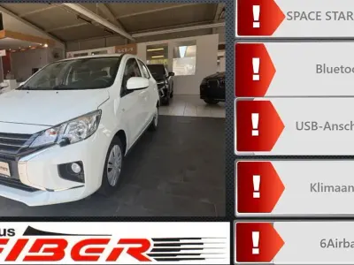 Gebraucht Mitsubishi Space Star Spirit 71 PS (52 kW) 2021 Weiß Kleinwagen
