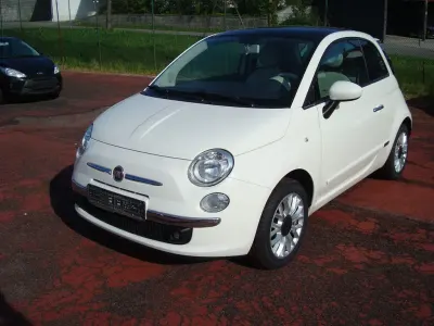 Gebraucht Fiat 500 Lounge 69 PS (50 kW) 2015 Weiß Kleinwagen
