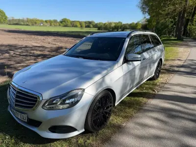 Brugt Mercedes E220 170 HK (125 kW) 2015 Sølv Stationcar
