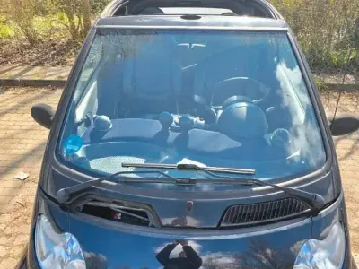 Begagnad Smart ForTwo Cabrio 61 HK (44 kW) 2005 Svart Cab