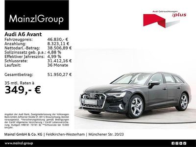 Mythosschwarz metallic Gebraucht 2025 Audi A6 Ambiente Kombi | 46.460 € (Fairer Preis)