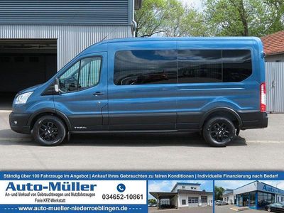 Usata Ford Transit 170 CV (125 kW) 2021 Blu Monovolume