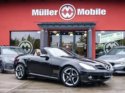 Brugt Mercedes SLK200 163 HK (119 kW) 2005 Sort Cabriolet