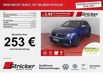 Used VW T-Roc R 300 HP (220 kW) 2021 Blue SUV