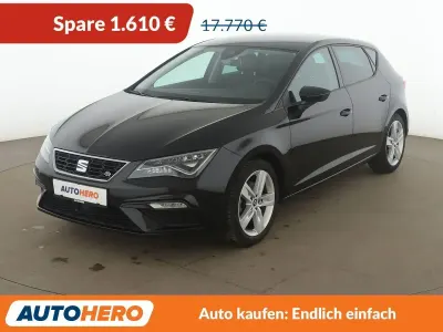 Używany Seat Leon FR 150 KM (110 kW) 2020 Czarny Sedan/Limuzyna
