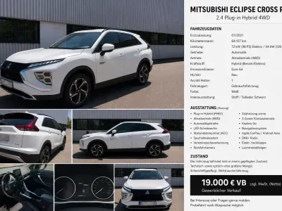 Gebraucht Mitsubishi Eclipse Cross 226 PS (166 kW) 2021 Weiß SUV