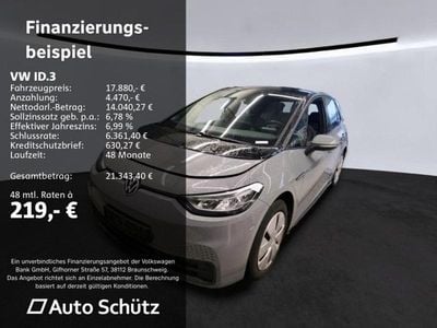 Gebraucht VW ID.3 Pure 110 kW (150 PS) 2021 Grau Kleinwagen