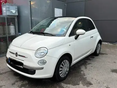 Gebraucht Fiat 500 65 PS (47 kW) 2009 Weiß Cabrio