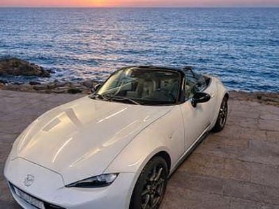 Usata Mazda MX5 Exclusive-Line 132 CV (97 kW) 2016 Bianco Cabrio