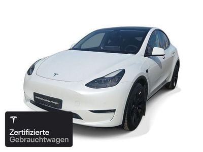 Gebraucht Tesla Model Y Long Range AWD 258 kW (351 PS) 2022 Weiß SUV
