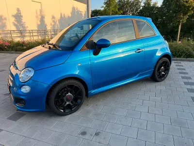 Gebraucht Fiat 500 Lounge 86 PS (63 kW) 2015 Blau Kleinwagen