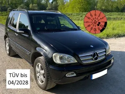 Usata Mercedes ML270 163 CV (119 kW) 2003 Nero SUV