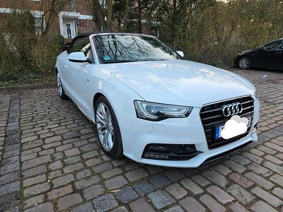 Gebraucht Audi A5 Cabriolet S-Line 190 PS (139 kW) 2015 Weiß Cabrio