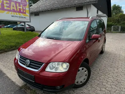 Gebraucht VW Touran 105 PS (77 kW) 2004 Rot Van / Kleinbus