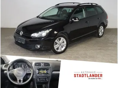 Gebraucht VW Golf VI Match 122 PS (89 kW) 2012 Schwarz Kombi