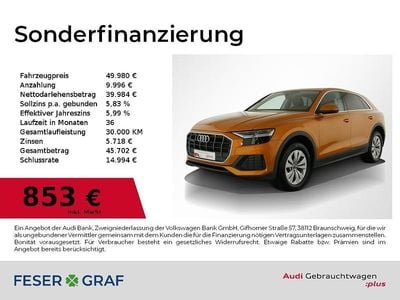 Brugt Audi Q8 Ambiente 286 HK (210 kW) 2022 Orange SUV