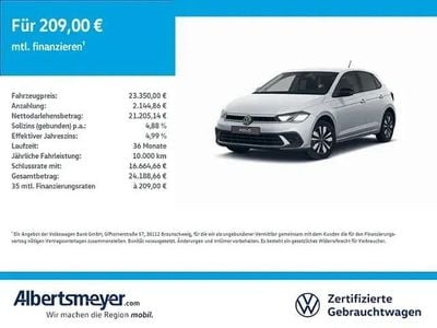Usata VW Polo Goal 95 CV (69 kW) 2025 Argento Utilitaria