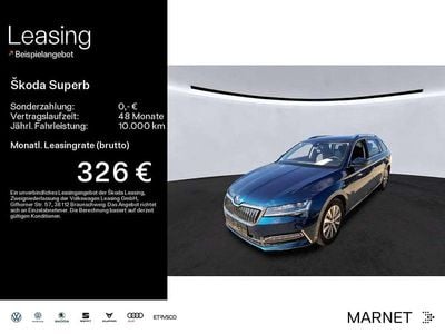 Gebraucht Skoda Superb Style 218 PS (160 kW) 2022 Lavablau metallic Kombi