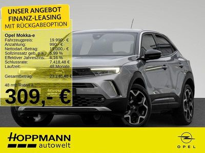 Gebraucht Opel Mokka-e Ultimate 100 kW (136 PS) 2022 Quarz silber (metallic) SUV