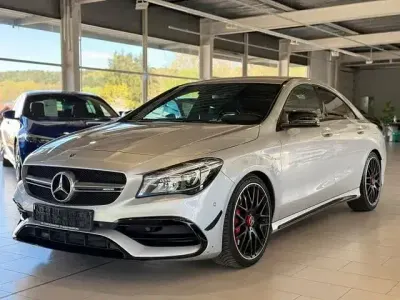 Brugt Mercedes CLA45 AMG AMG 381 HK (280 kW) 2018 Sølv Sedan