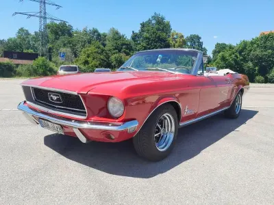 Gebraucht Ford Mustang 196 PS (144 kW) 1968 Rot Cabrio