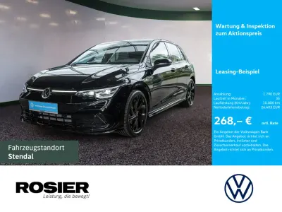 Gebraucht VW Golf VIII R-line 150 PS (110 kW) 2024 Schwarz / grenadillschwarz Limousine