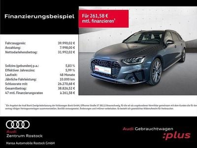 Gebraucht Audi A4 S-Line 204 PS (150 kW) 2024 Daytonagrau perleffekt Kombi