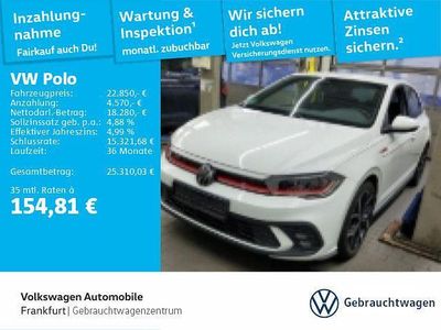 Weiß Gebraucht 2022 VW Polo GTI Limousine | 22.850 € (Fairer Preis)