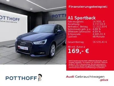 Gebraucht Audi A1 Sportback Sport 125 PS (91 kW) 2018 Scubablau metallic Kleinwagen