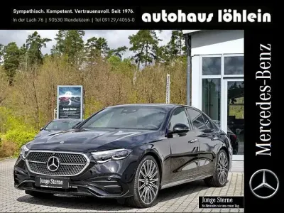 Neu Mercedes E200 AMG 227 PS (166 kW) 2025 Obsidianschwarz lack Limousine