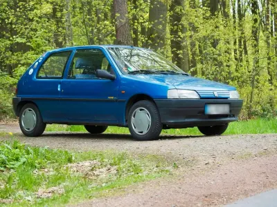 Gebraucht Peugeot 106 45 PS (33 kW) 1996 Blau Kleinwagen