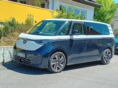 Gebraucht VW ID. Buzz Pro 150 kW (204 PS) 2022 Blau Van / Kleinbus