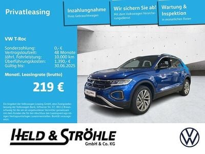 Gebraucht VW T-Roc Life 116 PS (85 kW) 2022 Blau SUV