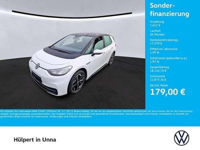 Gebraucht VW ID.3 Pro 106 kW (145 PS) 2022 Gletscherweiß metallic Kleinwagen