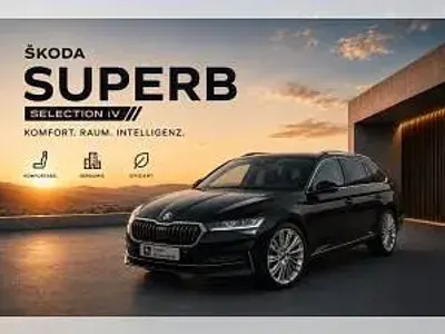 Neu Skoda Superb 204 PS (150 kW) 2026 Schwarz (onyxschwarz metallic) Kombi