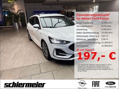 Brugt Ford Focus ST-Line 155 HK (114 kW) 2024 Hvid Sedan