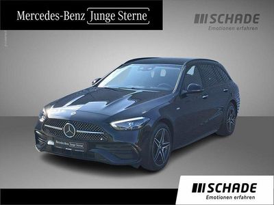 Schwarz Gebraucht 2025 Mercedes C300e AMG line Limousine | 48.650 € (Fairer Preis)
